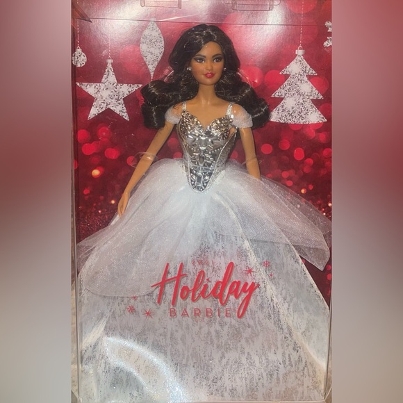 holiday barbie silver dress Barbie Signature 2025 Holiday Doll main image 1